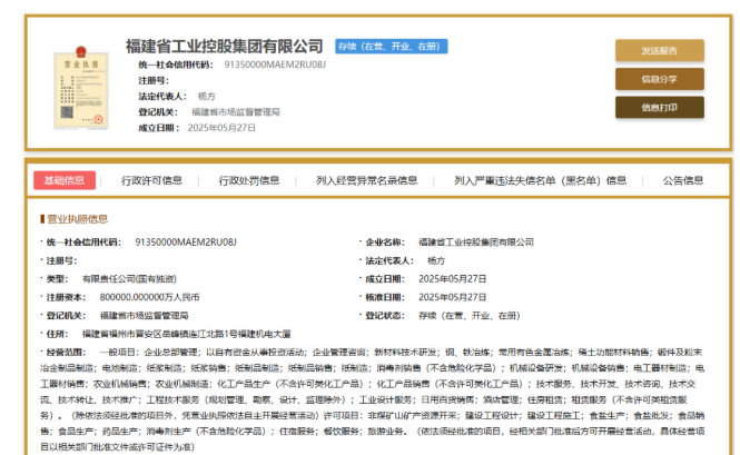 制造業(yè)新龍頭！福建省工業(yè)控股集團成立