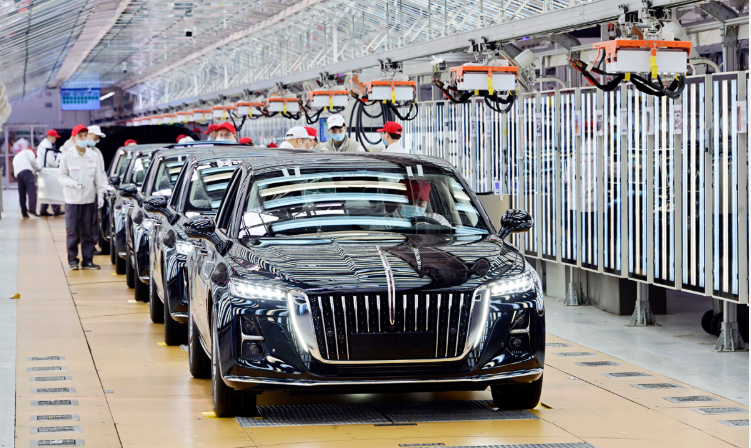 5月中國一汽銷售整車26.13萬輛，紅旗品牌銷量同比增長10.8%