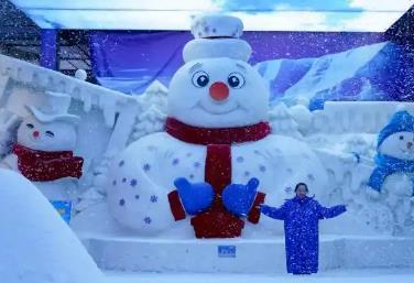 哈爾濱“反季節(jié)”打造太陽(yáng)島冰雪藝術(shù)館