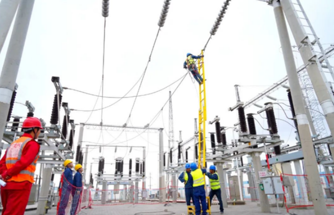 內(nèi)蒙古首條110千伏對(duì)蒙古國供電線路貫通