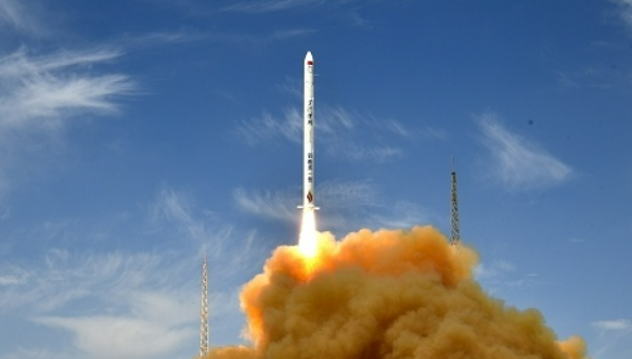 雙曲線一號遙十運載火箭發(fā)射成功