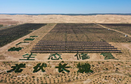 “光伏長城”讓“死亡之?！弊兡茉淳G洲