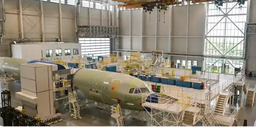 空中客車在中國啟用第二條A320系列飛機(jī)總裝線