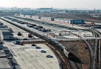 內(nèi)蒙古烏蘭察布中歐班列集散中心累計(jì)開行中歐班列突破1000列