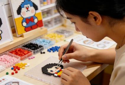 拼豆成年輕人“新寵”